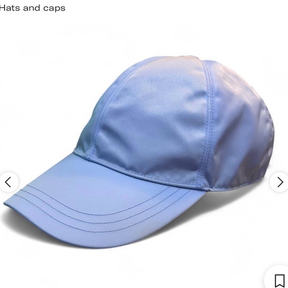 Prada Nylon Sky Blue Women's Cap - Picture 1 of 7